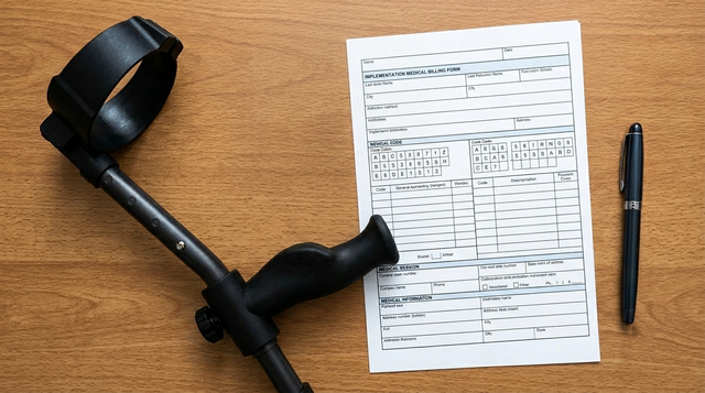 Crutch HCPCS Codes: E0110 vs. E0117 for Work Injuries