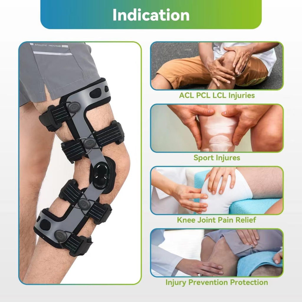 ACL Knee Brace, Support Recovery, Stabilize Knee for Ligament Sports Injuries