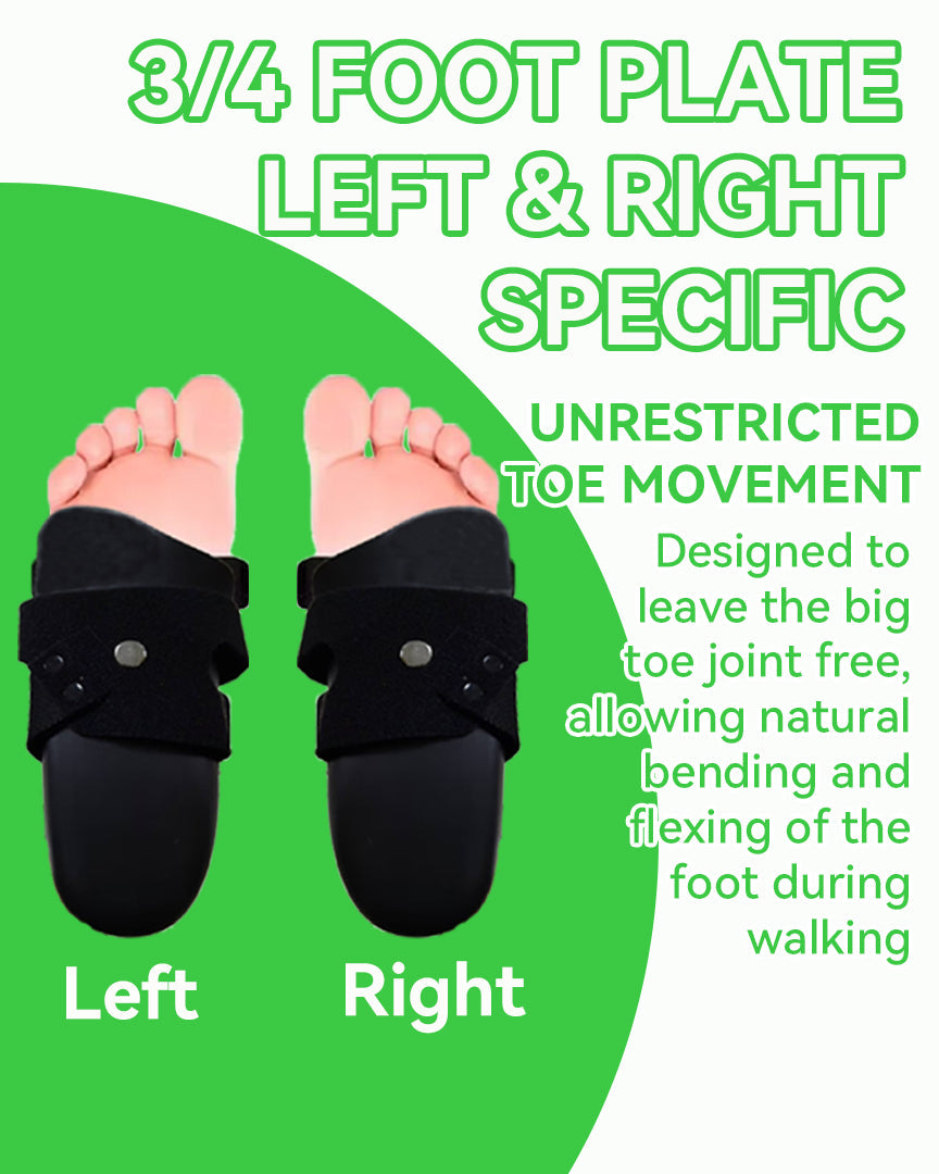 AFO Drop Foot Brace, Adjustable Ankle Support Orthosis for Stroke Recovery & Daily Mobility, Lightweight Orthotic Device for Men & Women, Fits Inside Shoes