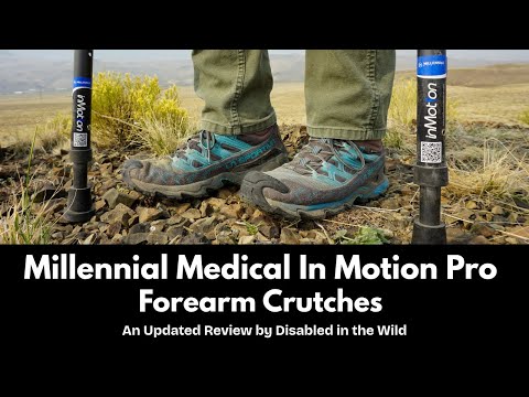 In-Motion forearm crutch in use