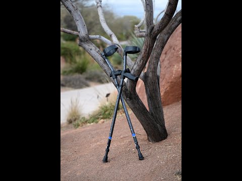 In-Motion forearm crutch demo