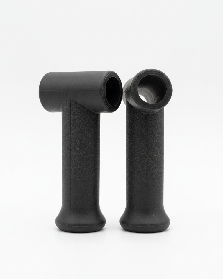 Round ergonomic handle for in-Motion crutches