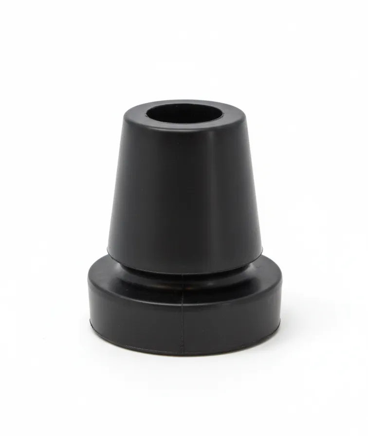 Black rubber crutch tip